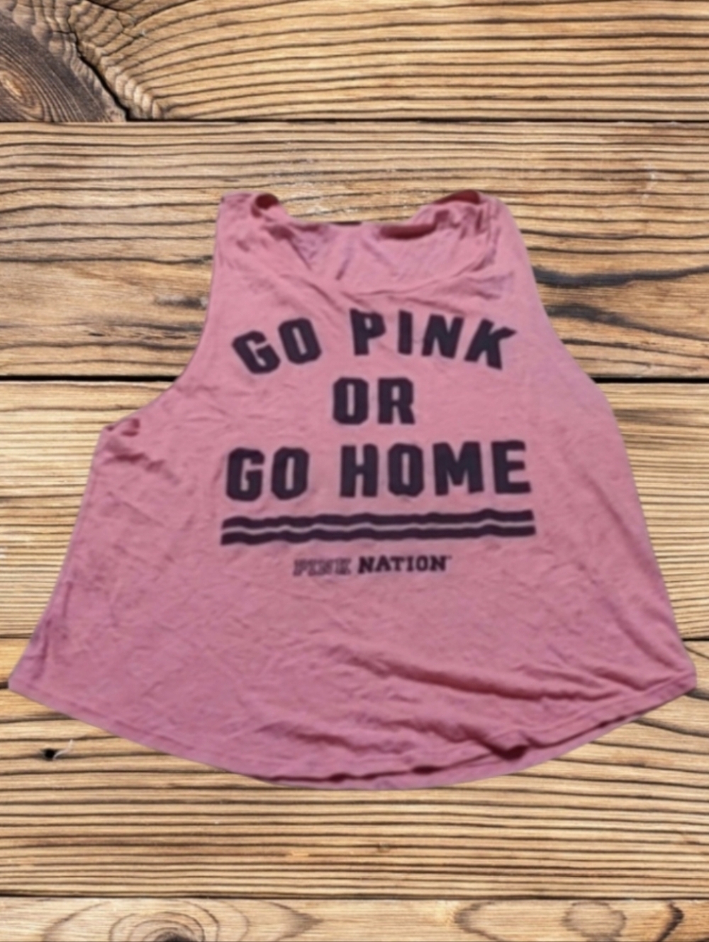 WOMEN'S PINK VICTORIA'S SECRET TANK TOP SHIRT